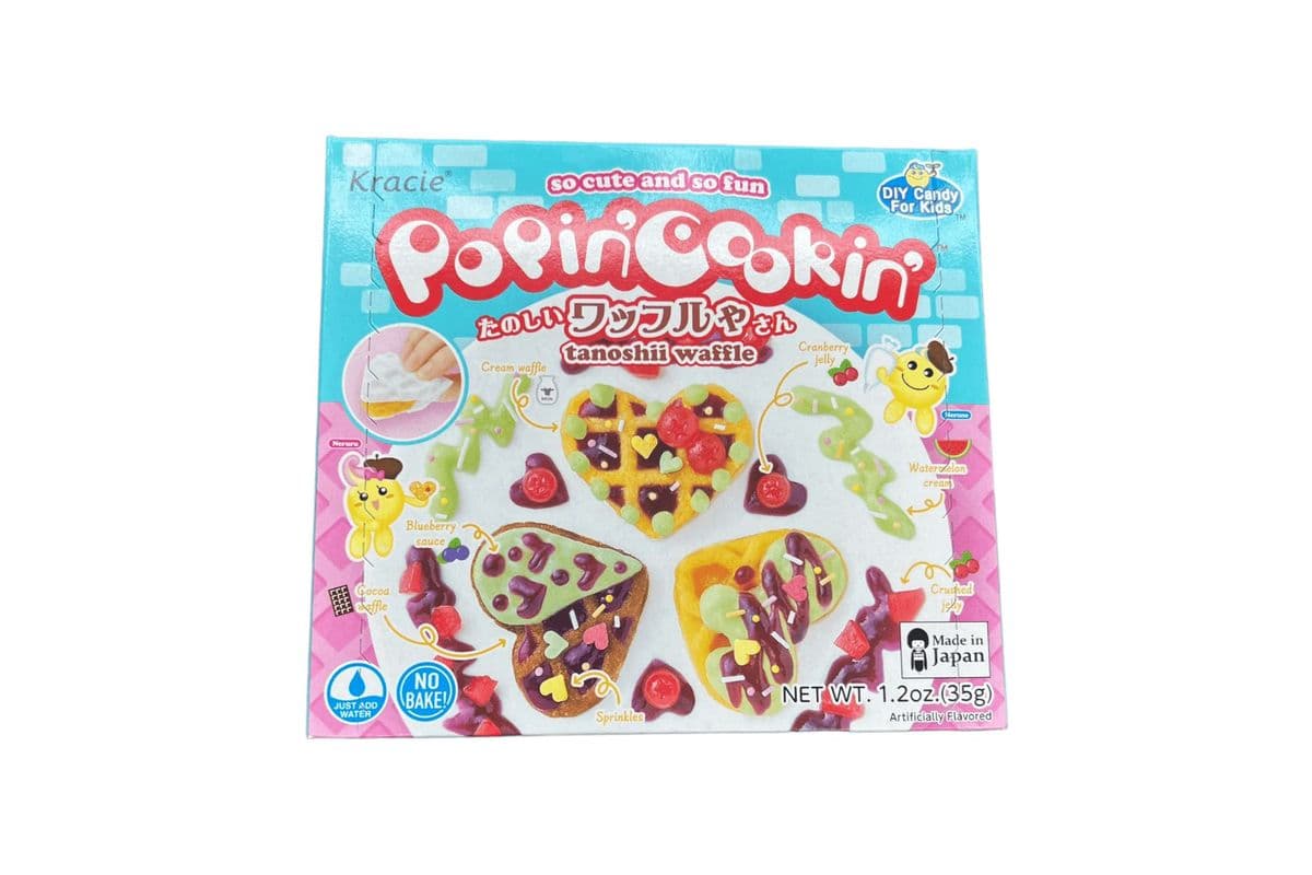 Popin cookin kit Tanoshi waffle (Japan) (35g) (140 Cal)