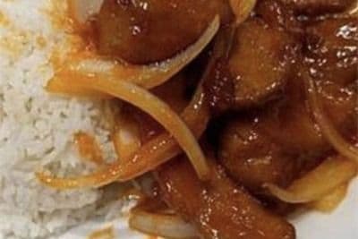 H10. Pork Chop with Sweet-and-Sour Sauce 京都猪扒饭