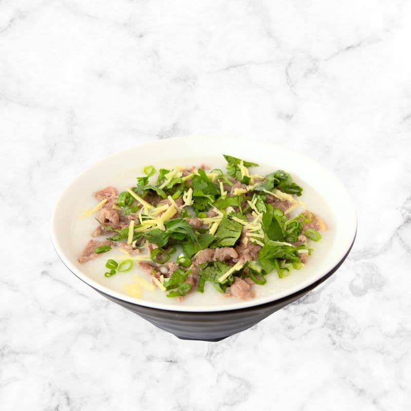 C2  Fresh beef sliced Congee / C2 牛肉粥