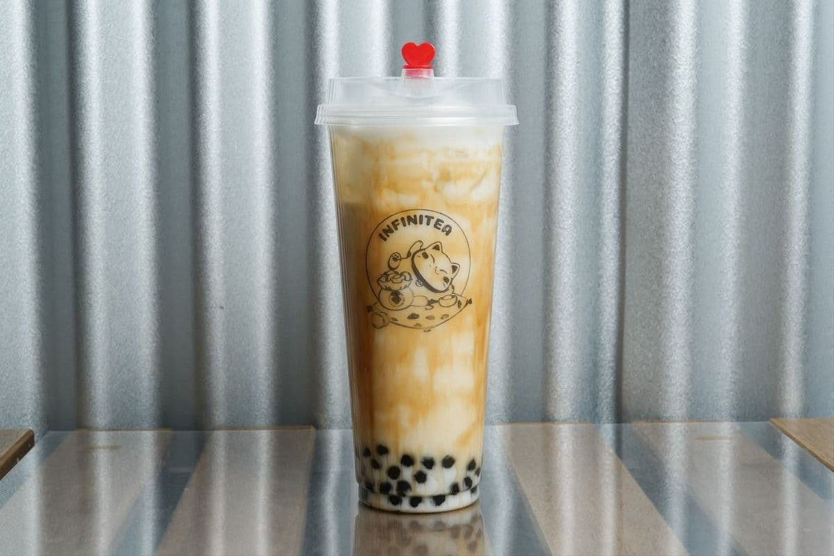 28. Coconut Brown Sugar Boba Tea (16 oz or 23 oz)