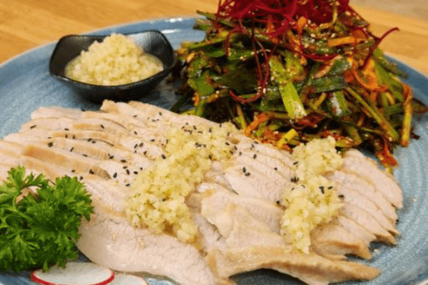 항정살 수육 / Pork Jowl Sooyuk