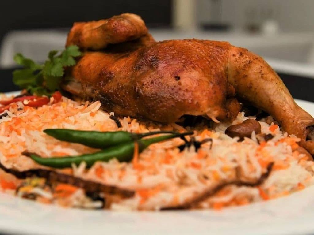 Half Chicken Mandi