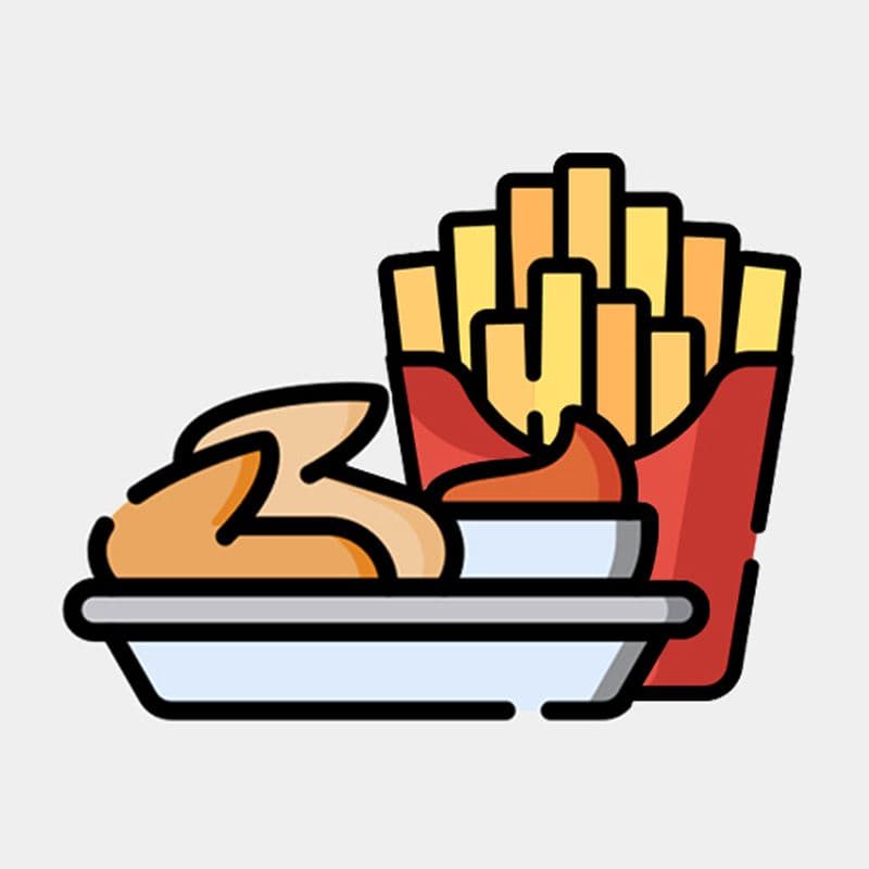 Chicken Strips with French Fries
