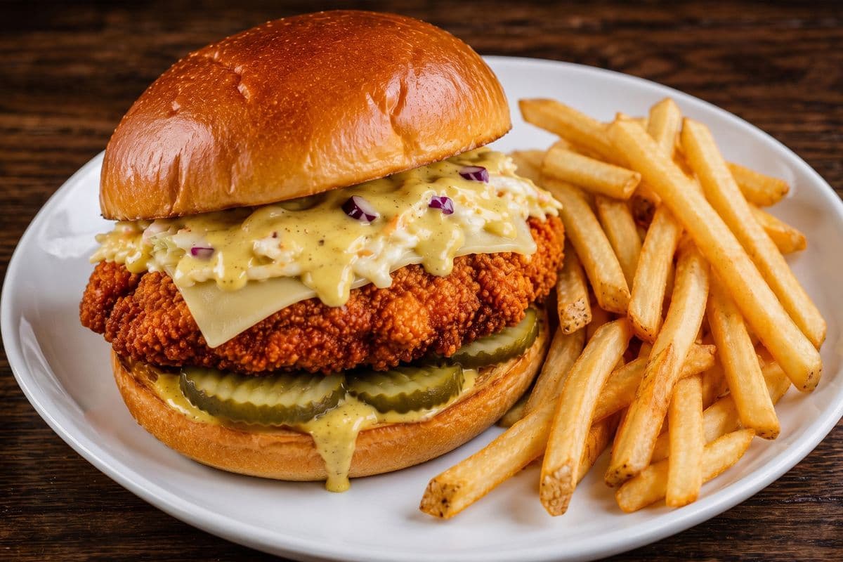 SPICY CRISPY CHICKEN BURGER