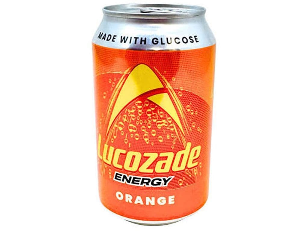Lucozade Orange Energy Drink UK 330ml Carbonated Beverage 