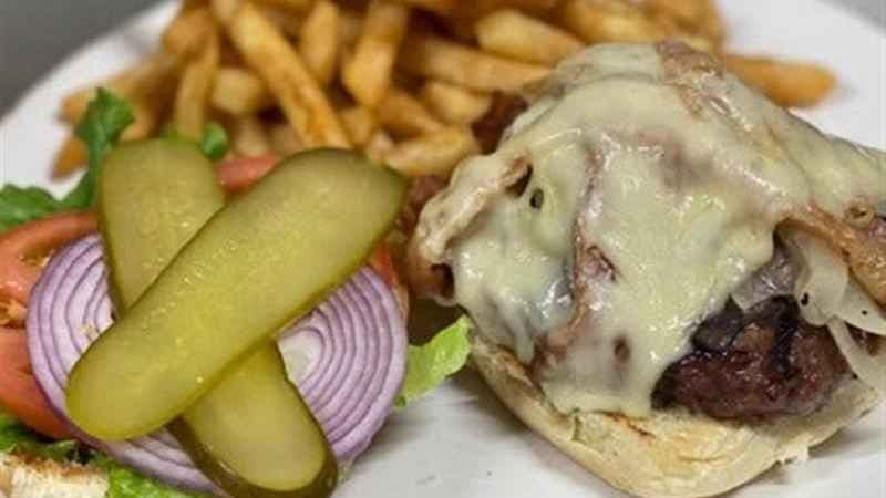 Loaded Swiss Burger (8 oz)