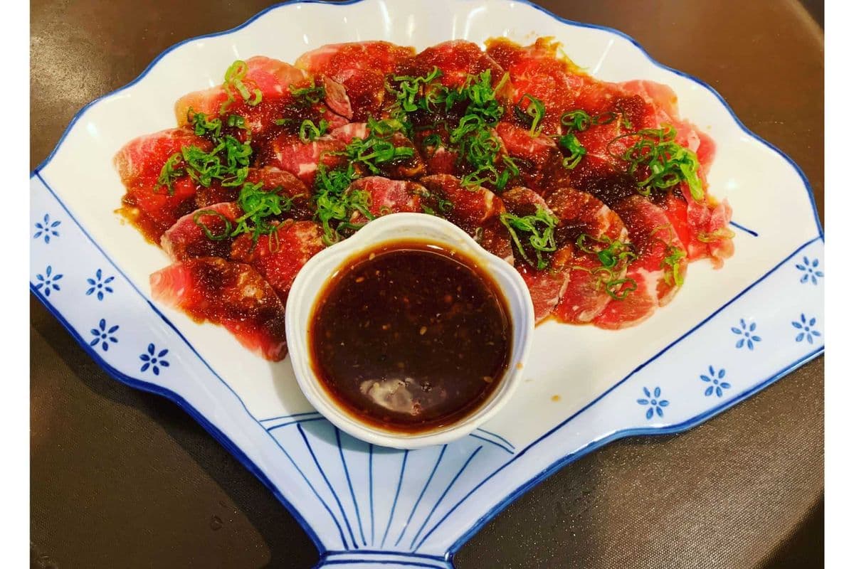 Beef Tataki with Ponzu Sauce