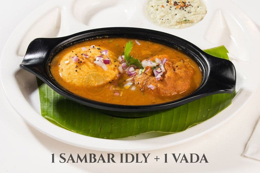 1 Sambhar Idly 1 Vada