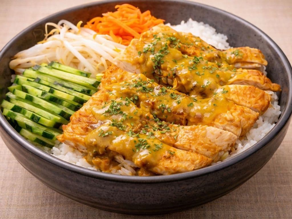 Curry Chicken Rice Bowl
