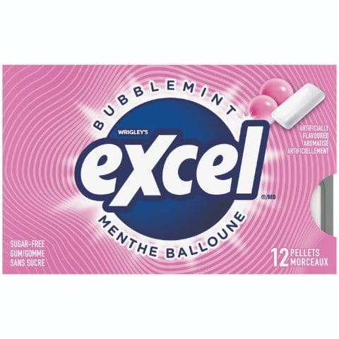 Excel Bubblemint 12pc