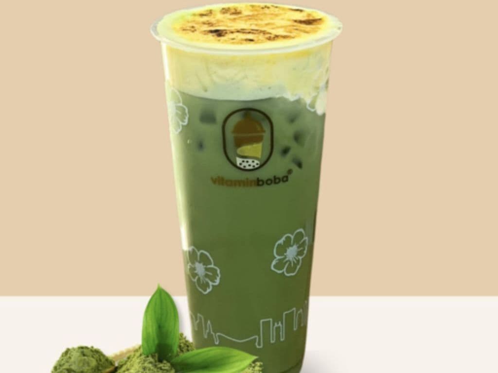 *best selling* matcha creme brulee
