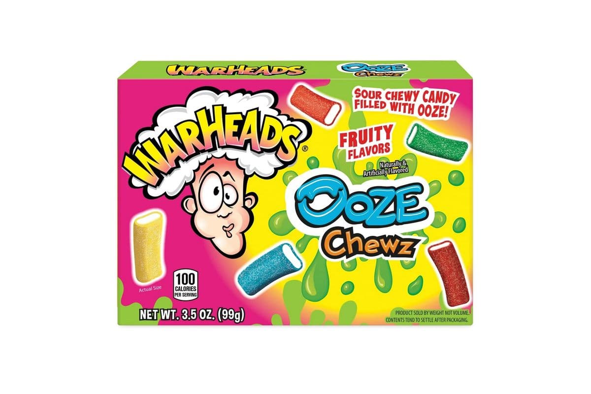 Warhead Ooze Chews Theatre Box (99 g)