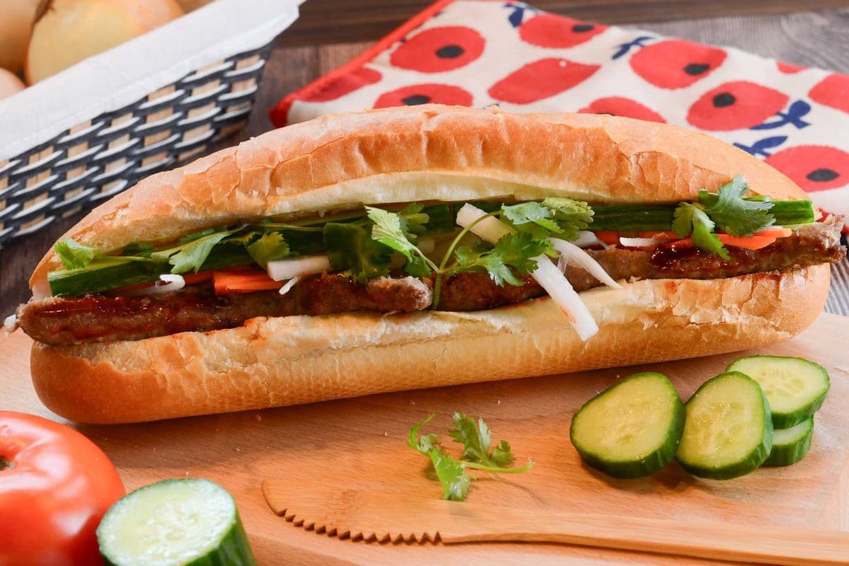 Grilled Lemongrass Beef Banh Mi Sub