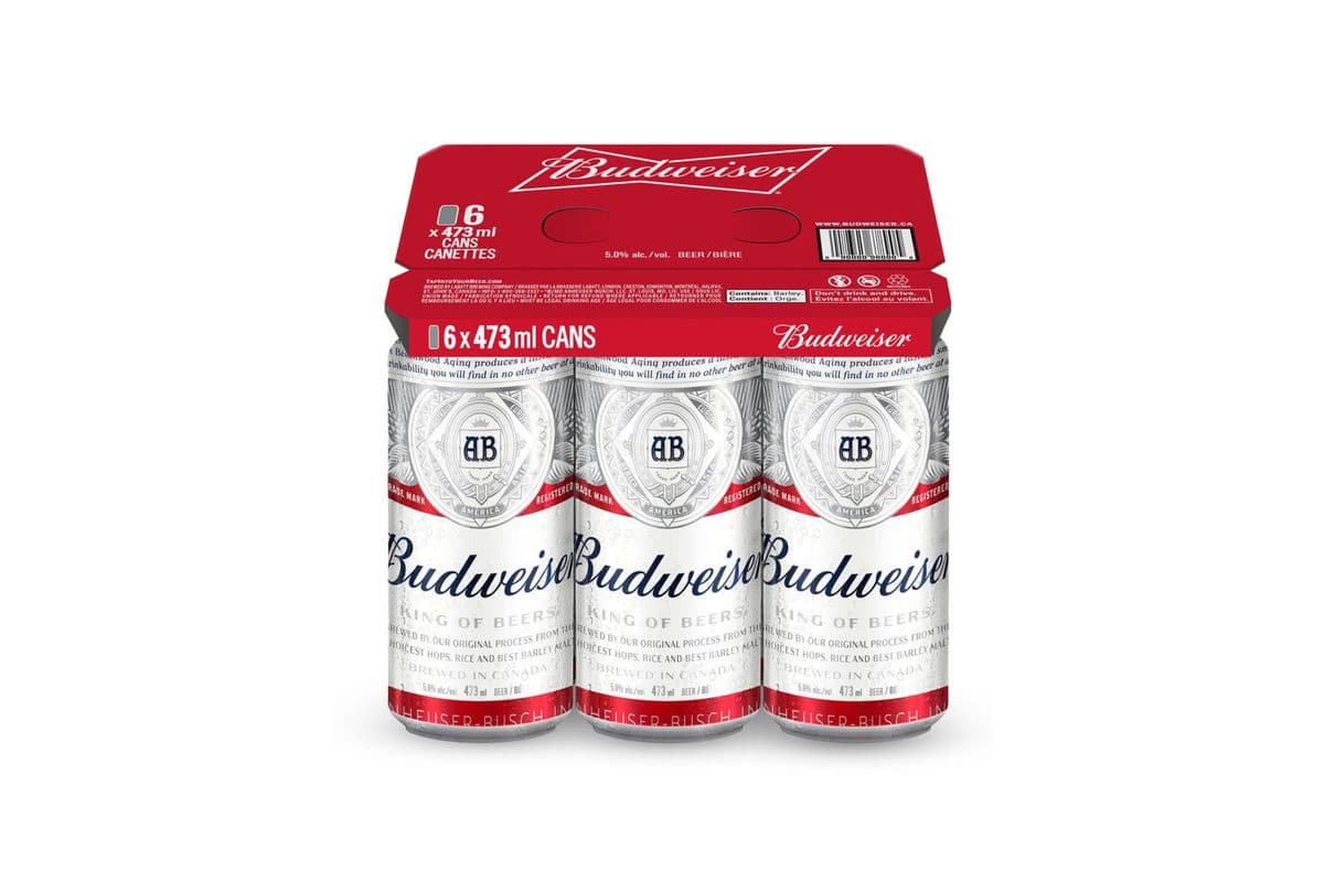 Budweiser (6 x 473 ml Can)