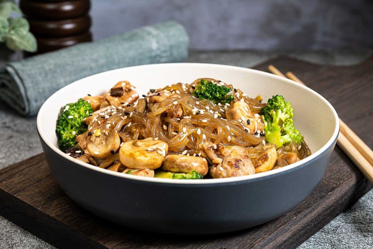 Andong Jjimdak (Korean Spicy Braised Chicken Pasta)