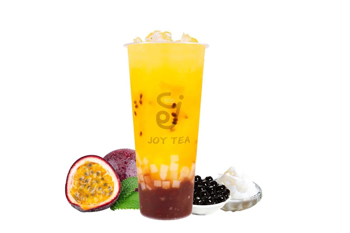 C2. Iced Passionfruit Bobos green Tea
