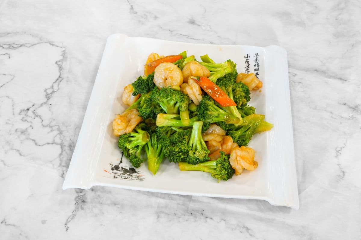 Garlic Shrimp with Broccoli