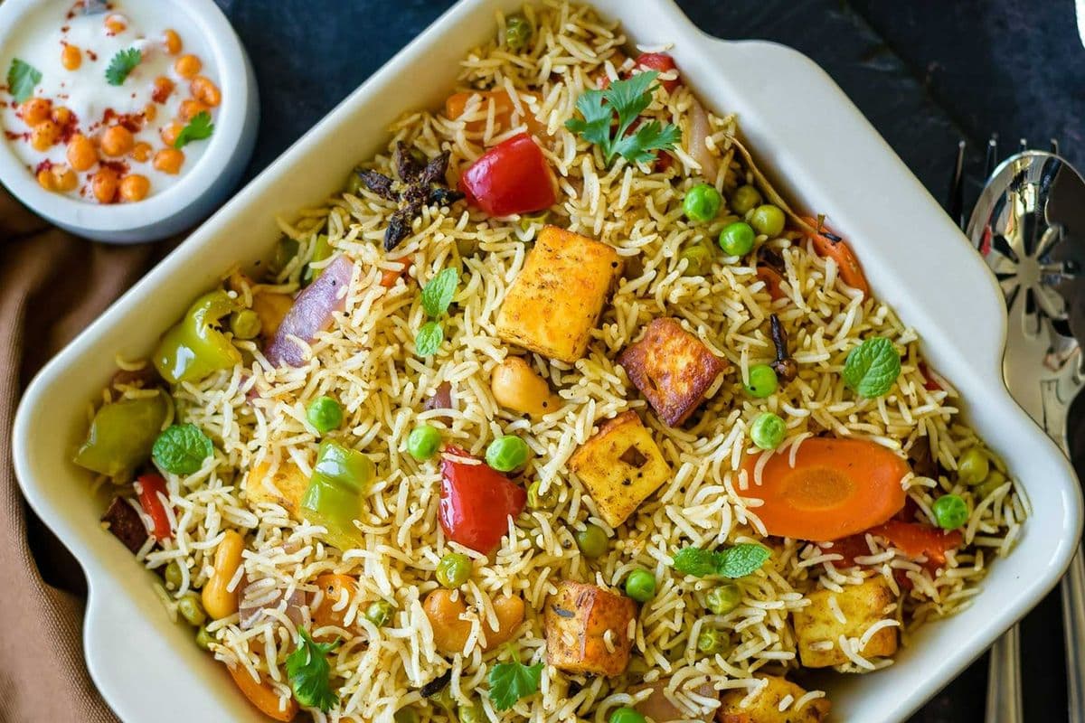 Vegetable Biryani (Complementary Raita )