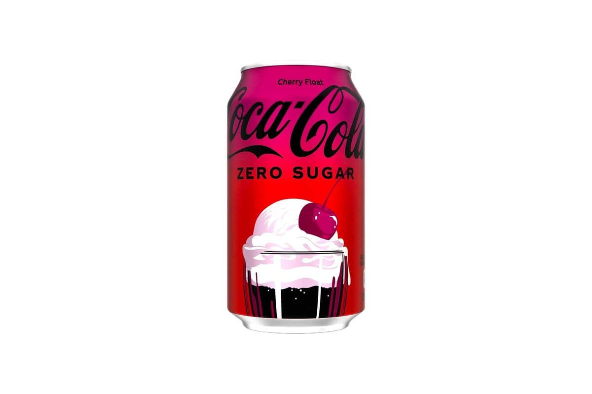 Coca Cola Cherry Float Zero Sugar (US) (355ml) (0 Cal)