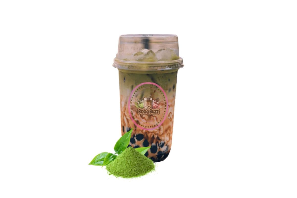 Brown Sugar Matcha Latte (with Tapioca)