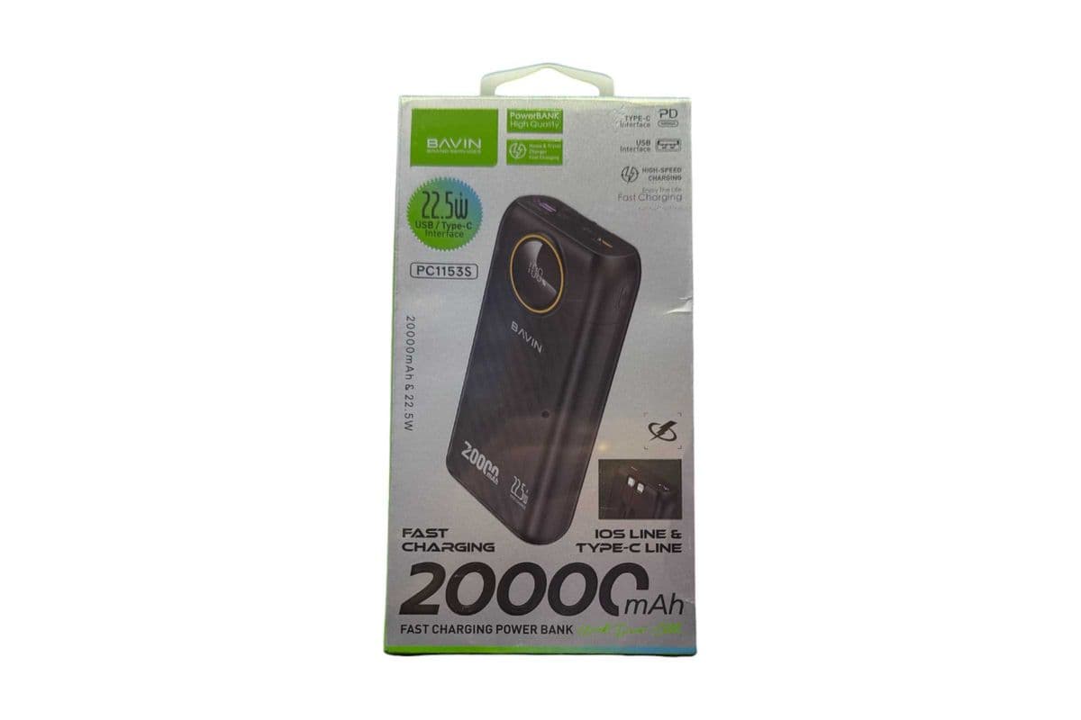 Bavin Power Band With Type-C And Lighting Cable 20000MAH