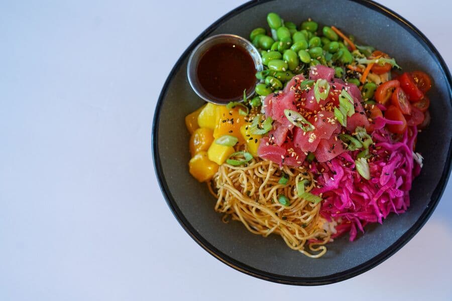 BONZAI HAWAIIAN AHI TUNA POKE BOWL