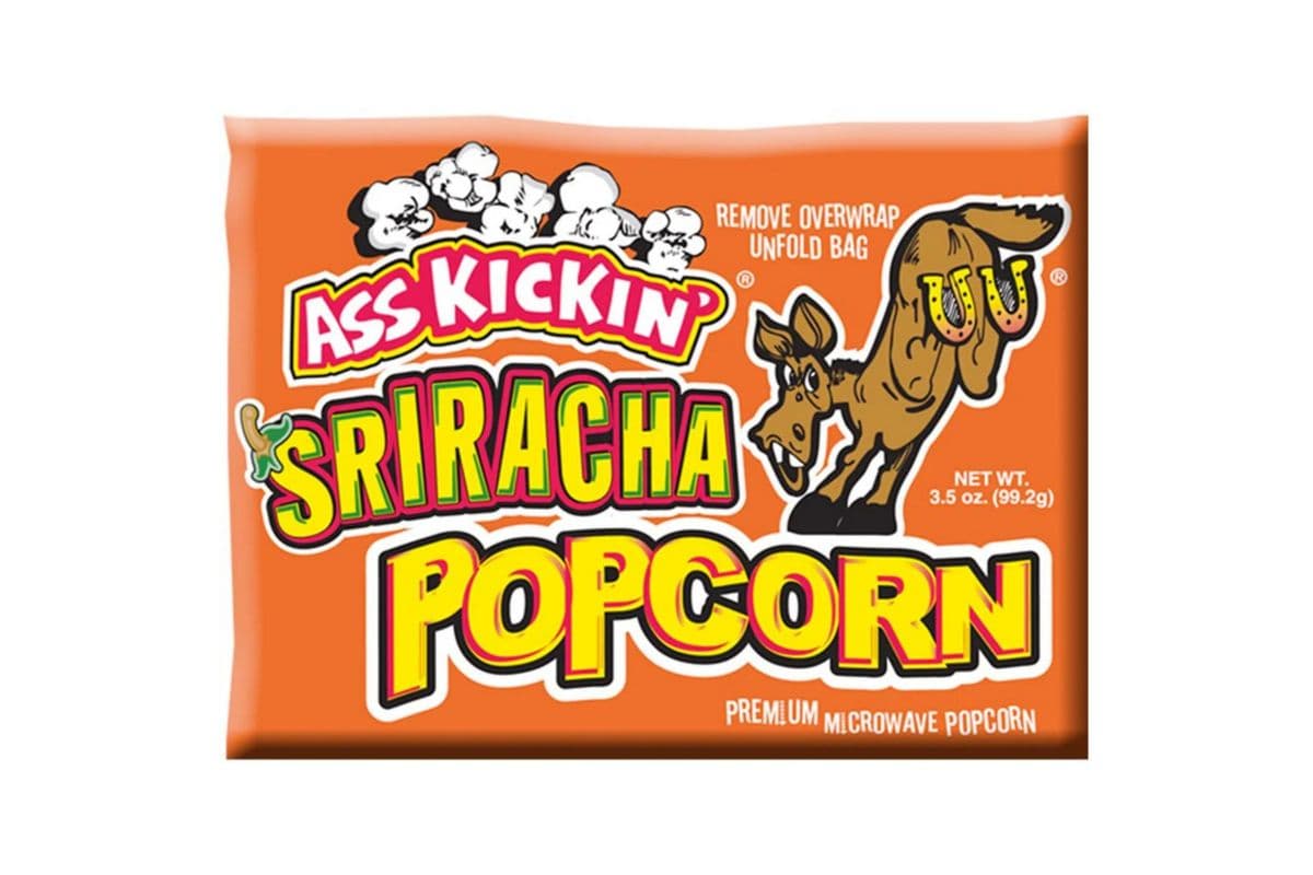 Ass Kickin' Sriracha Microwave Popcorn