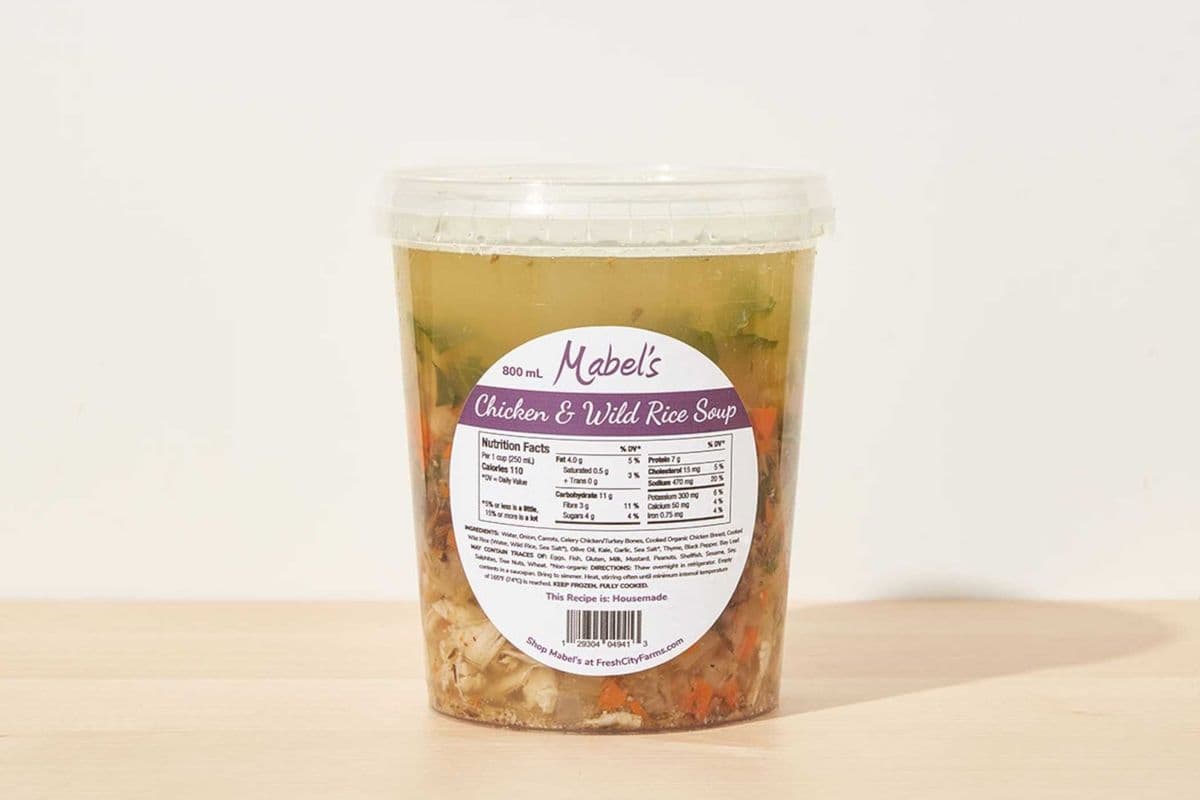 Soup, Chicken Wild Rice - Frozen (800 ml)