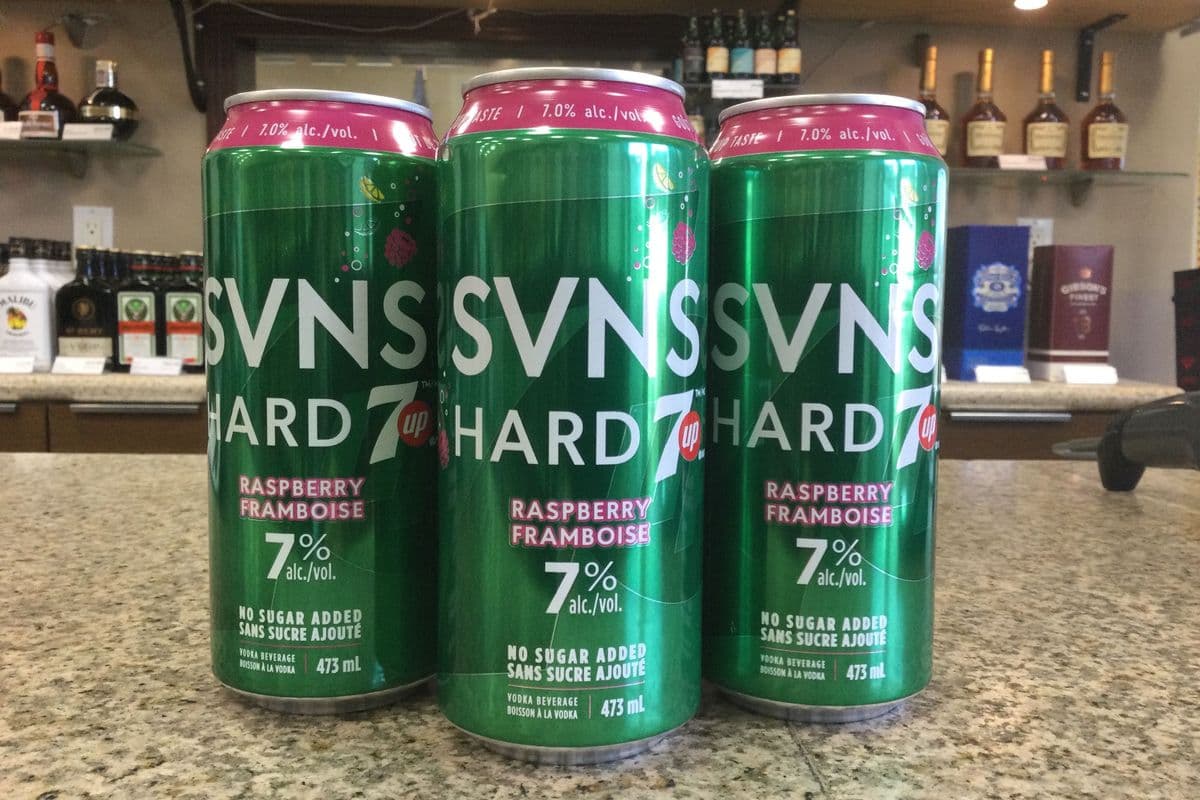 SVNS Hard 7up Raspberry 473 ml (1 x 473 ml)