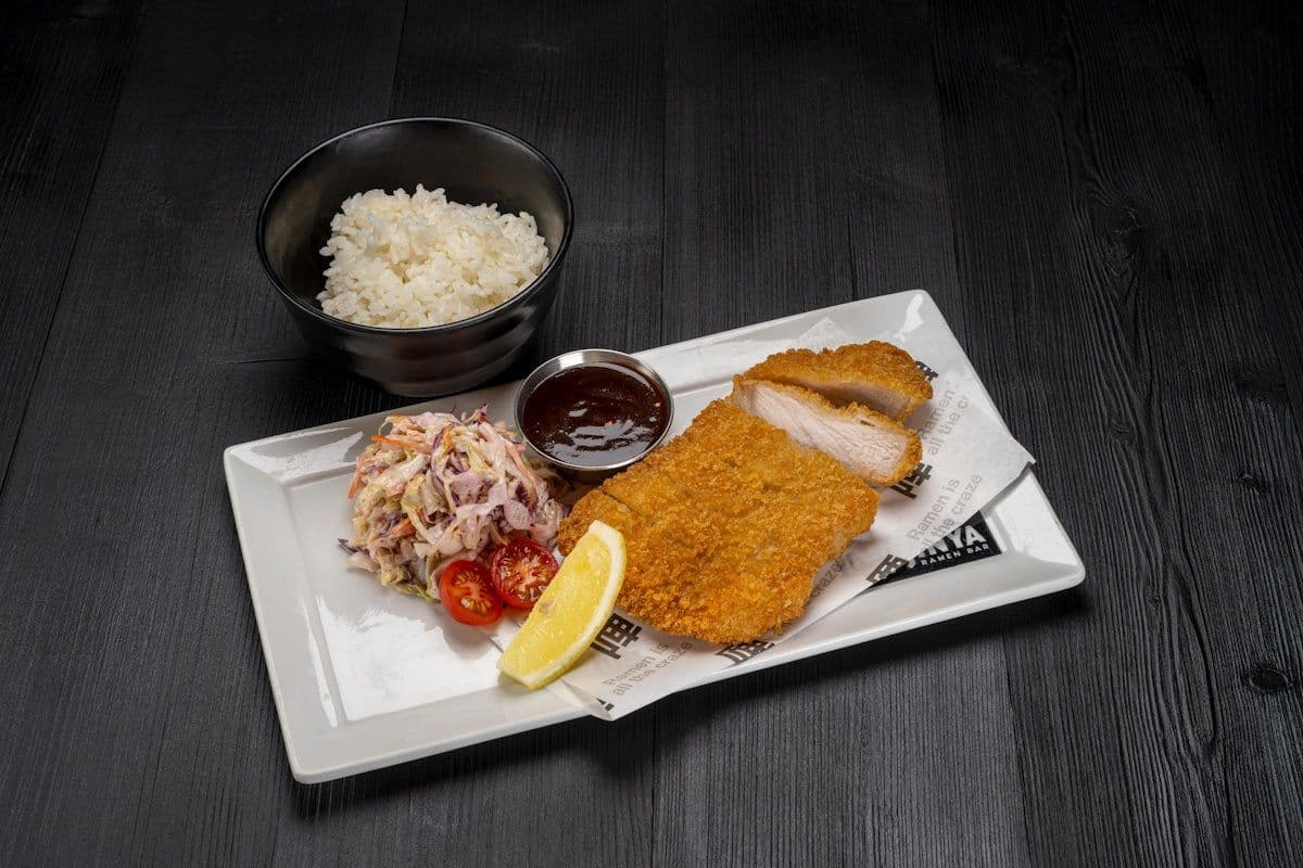 Tonkatsu with Steamed Rice