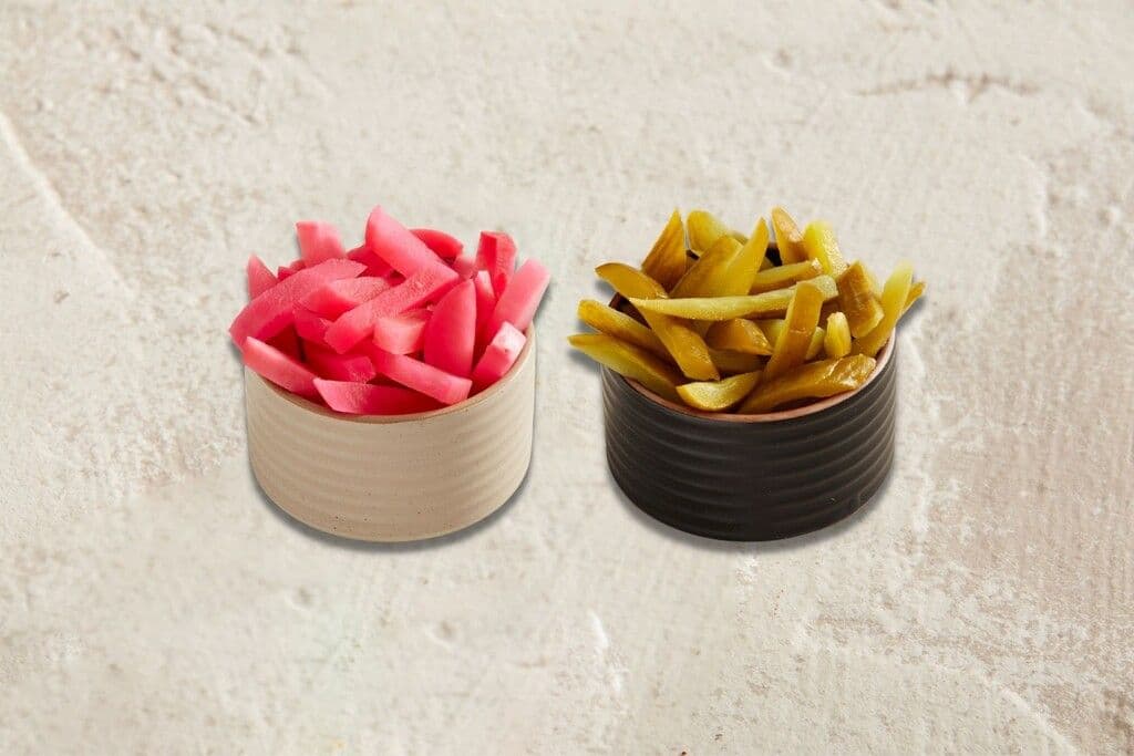 Turnips & Peppers / Navet marine et piments fort