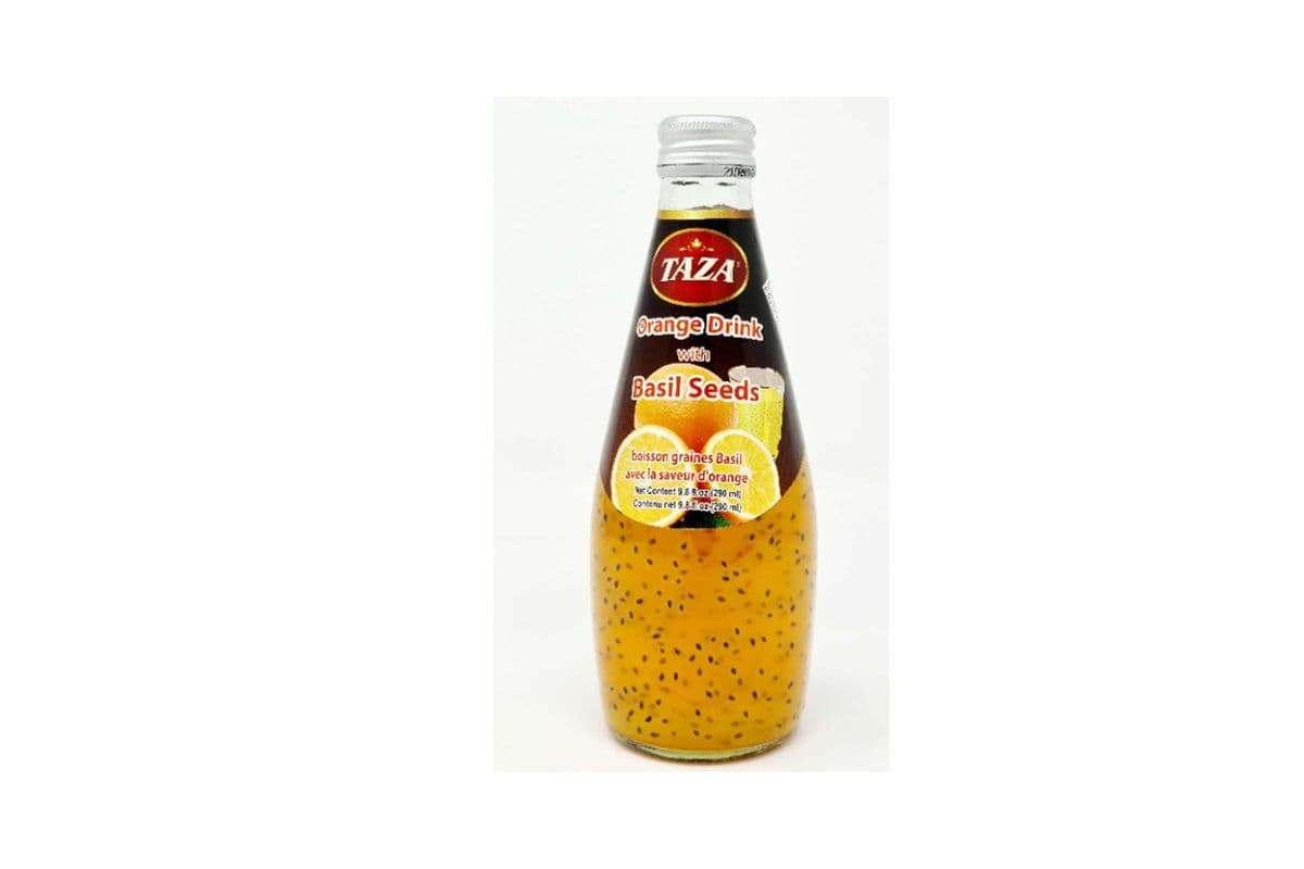 Taza Orange Basil Seed Drink (290 ml)