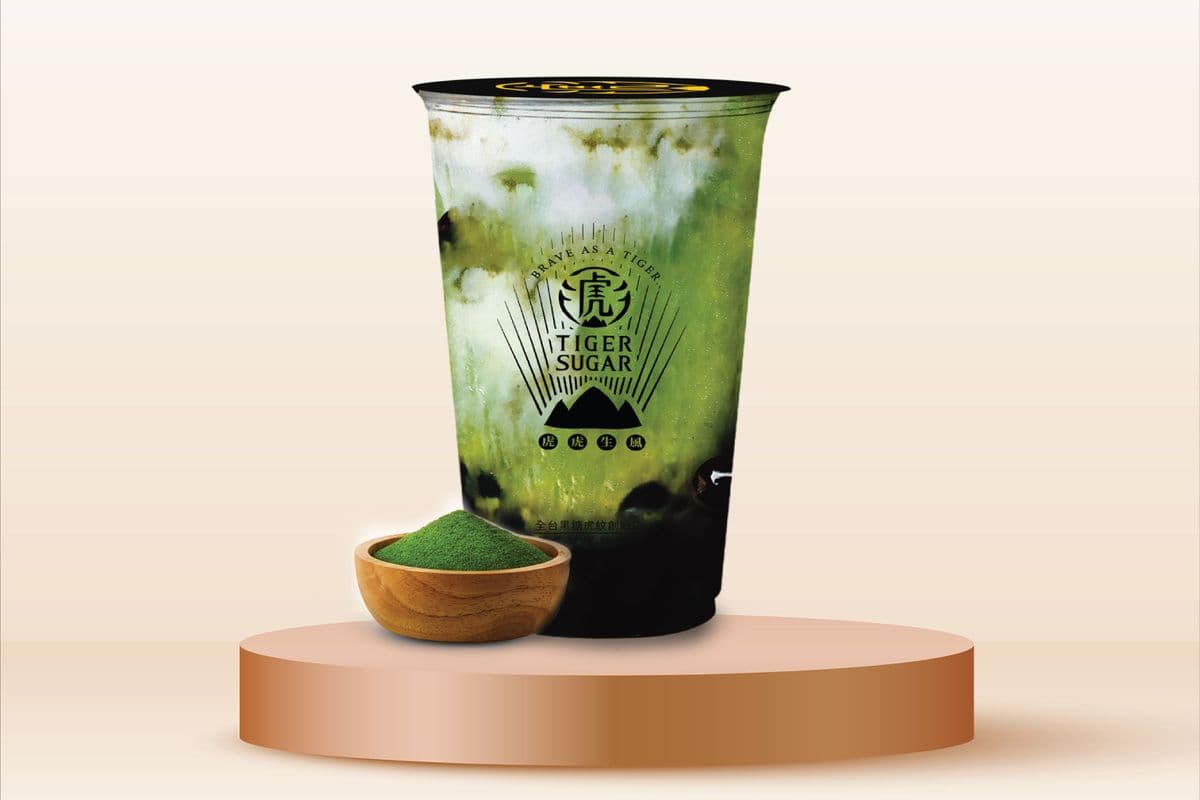 5. Black Sugar Matcha Latte