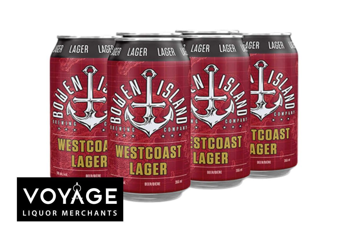 Bowen Island West Coast Lager (6 x 355 ml)