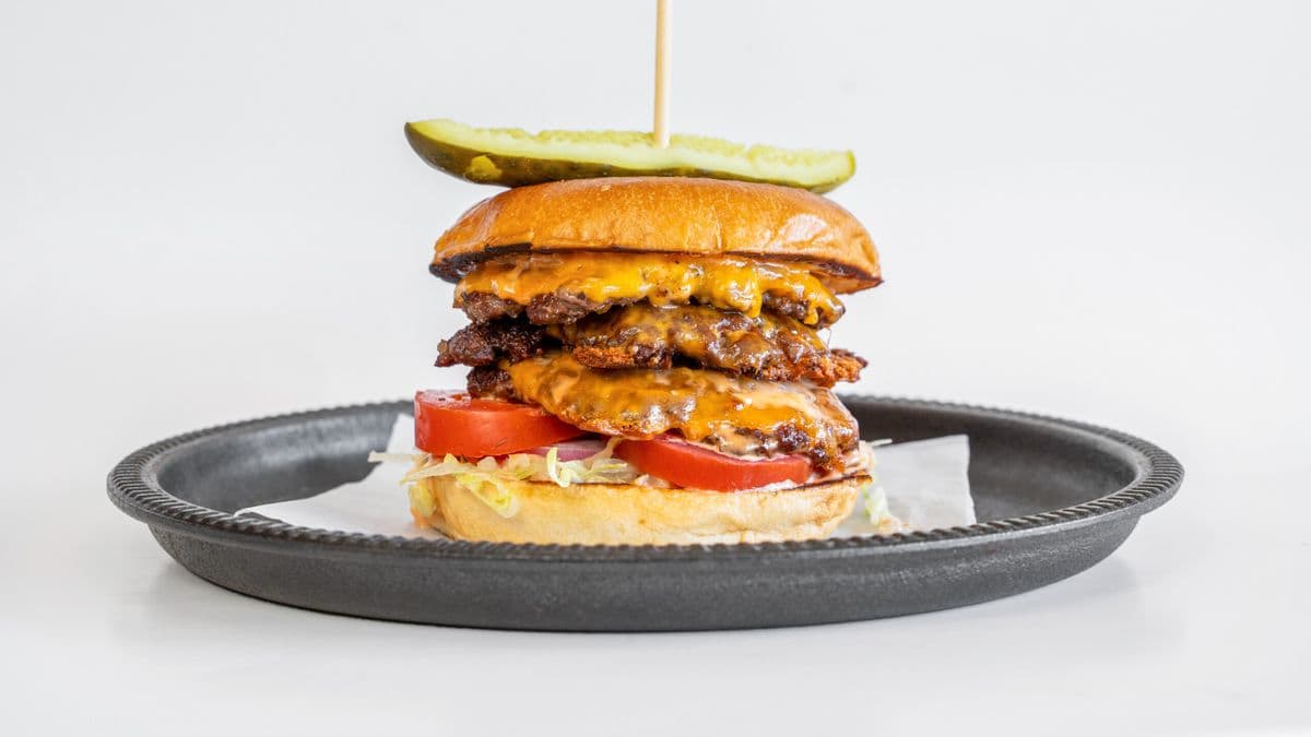 Triple American Burger