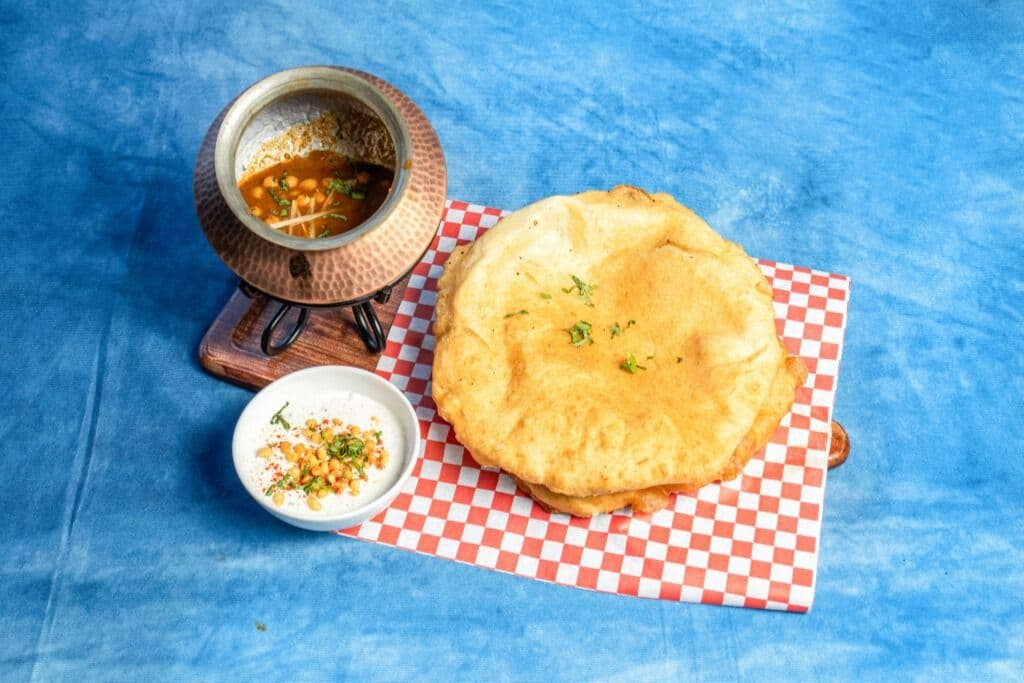Chana Bhatura Thali