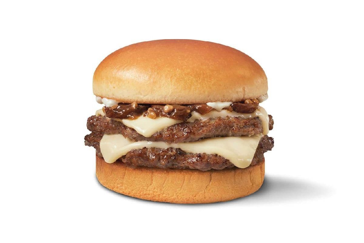 New Bacon backyard Ranch double burger