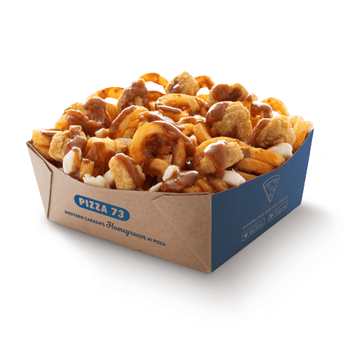 Large Butter Popcorn Chicken Poutine