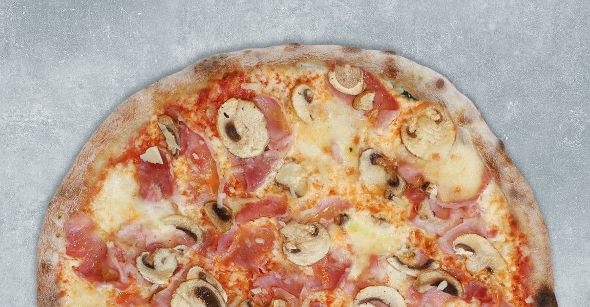 14" Medium Prosciutto Funghi Pizza