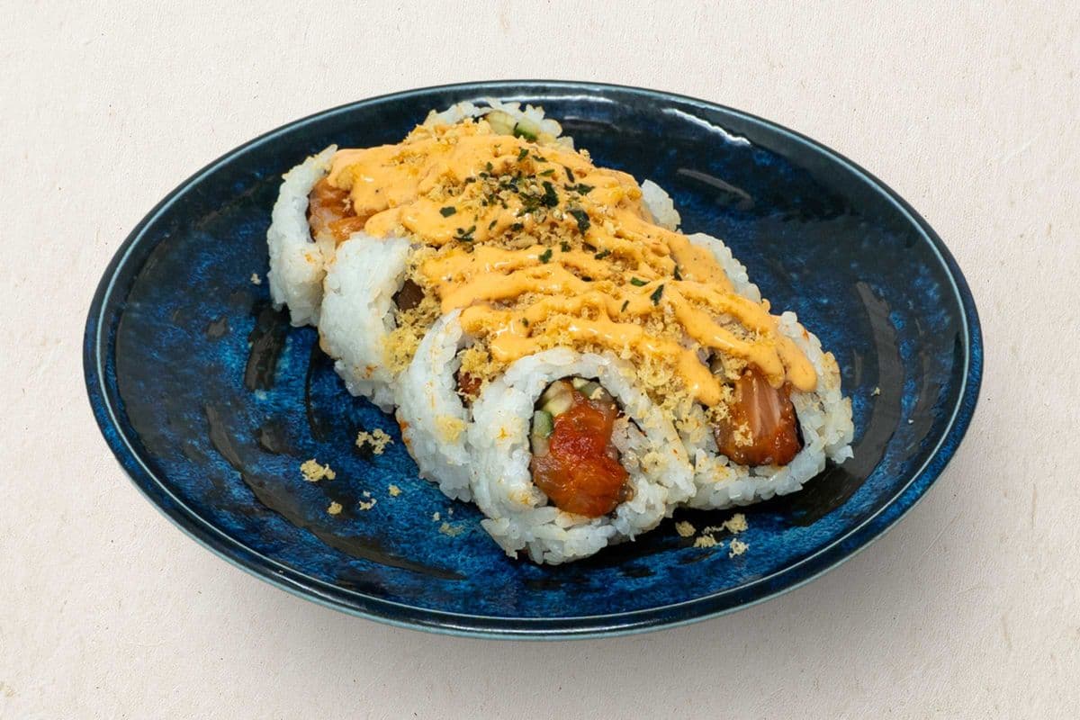 Crunch Spicy Salmon Roll (8pcs)