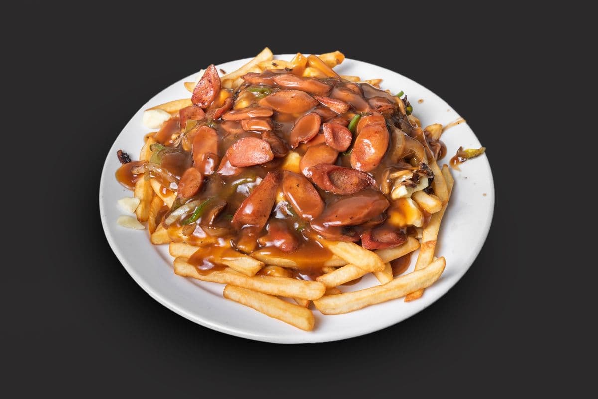Régulière hot-dog poutine