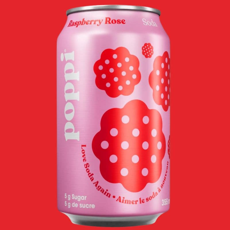 Poppi Raspberry Rose Soda