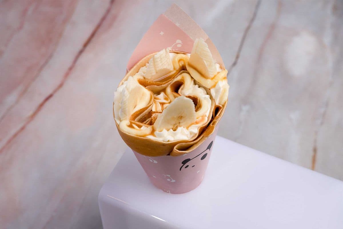 Banana Caramel Custard Crepes 香蕉焦糖卡士達可麗餅