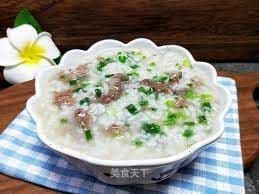 Minced Beef Congee 生滚牛肉粥