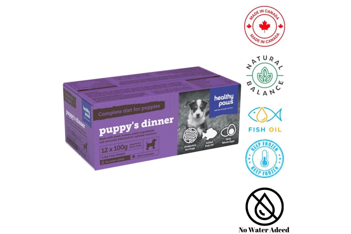 Healthy Paws - Small Canine Complete Puppy Dinner (100 g)