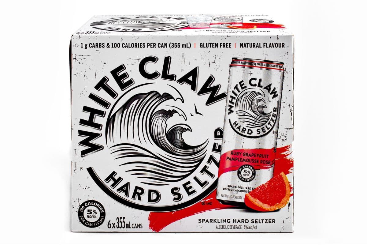 White Claw Ruby Grapefruit (6 x 355mL Cans)