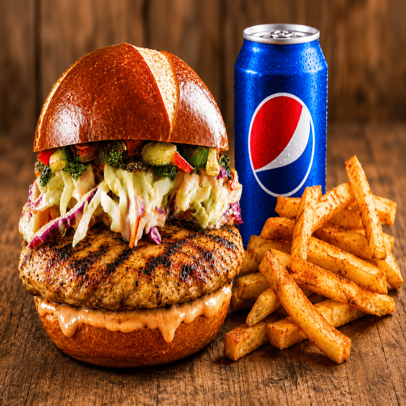 GRILLED CHICKEN BURGER COMBO SPECIAL