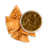 Chili Lime Chips & Tomatillo-Green Chili Salsa