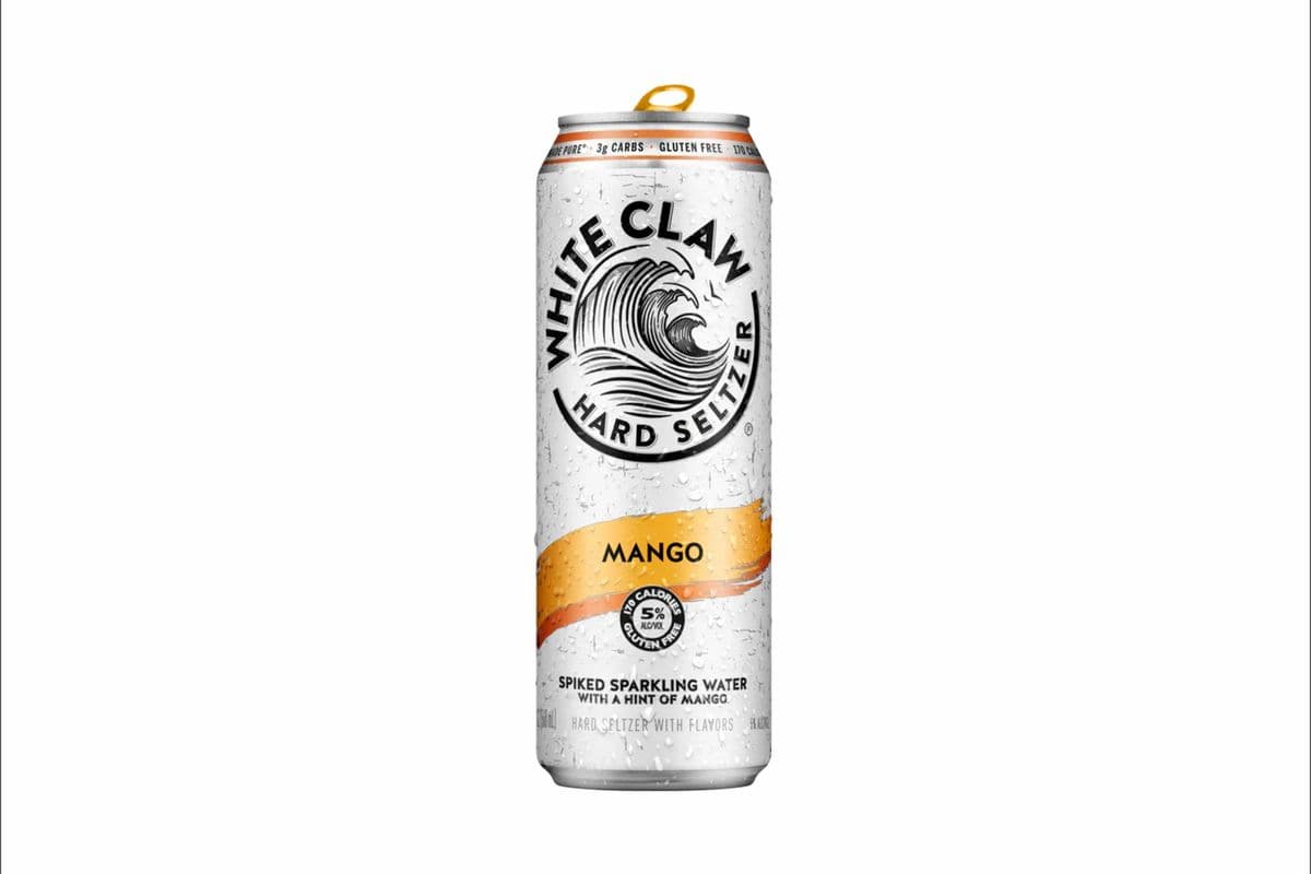 White Claw Hard Seltzer Mango 473ml (1 x 473ml)