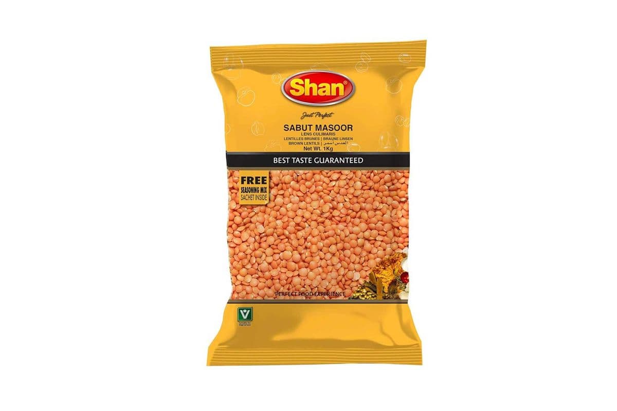 Shan Sabut Masoor Dal (2 lbs)